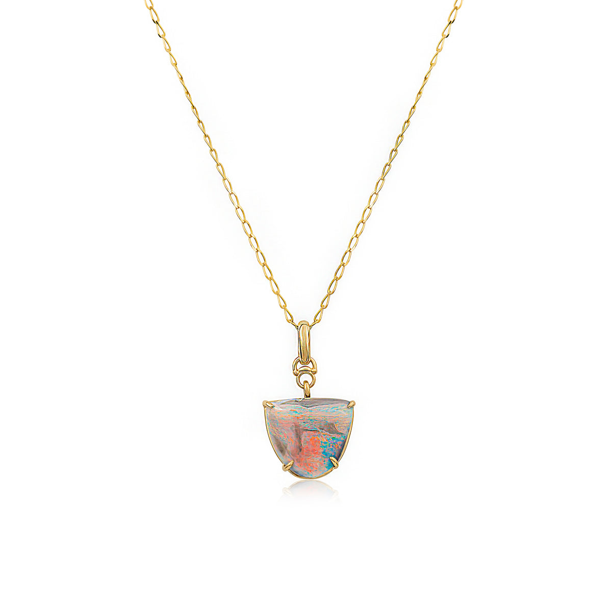 Black cheap opal charm