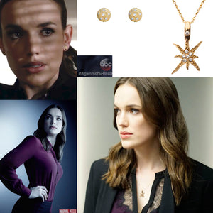 Actor Elizabeth Henstridge has a Stunt Double, AND a Stud Double Designed by Katrina Kelly Jewelry