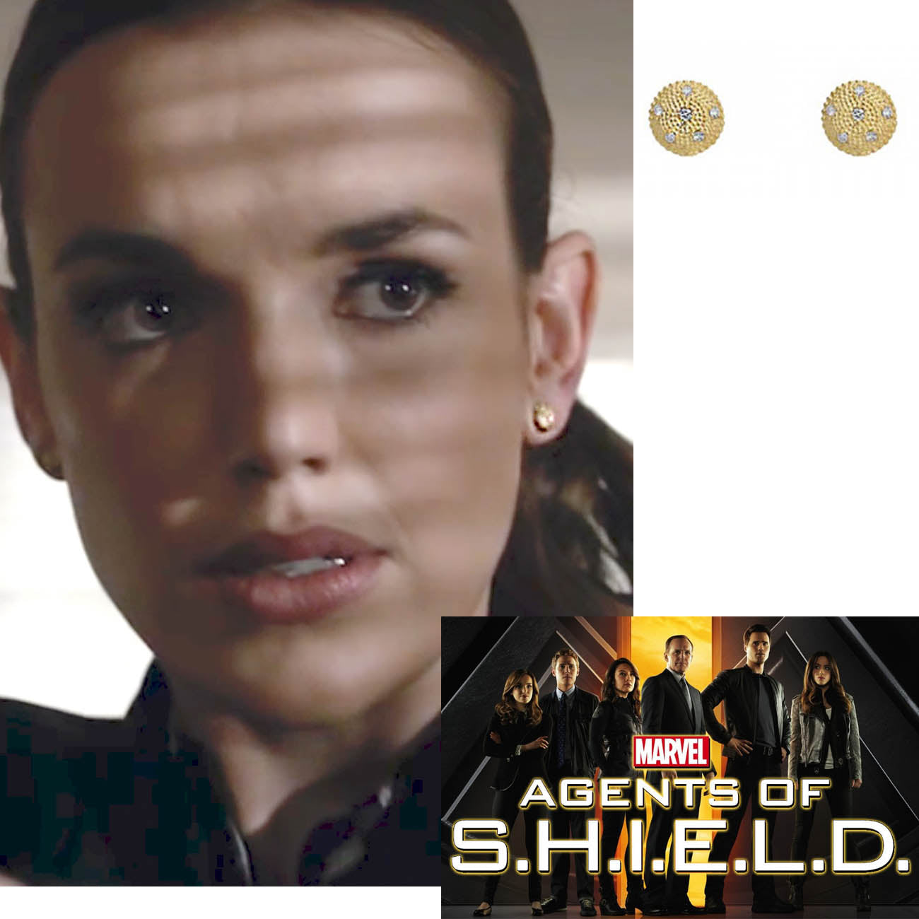Agent Jemma Simmons from MARVEL Agents of S.H.I.E.L.D Super Shines in her Jewelry by Katrina Kelly