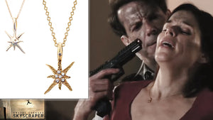 Neve Campbell’s Strong Character Wears Star Jewelry Design by Katrina Kelly throughout the movie ‘Skyscraper’