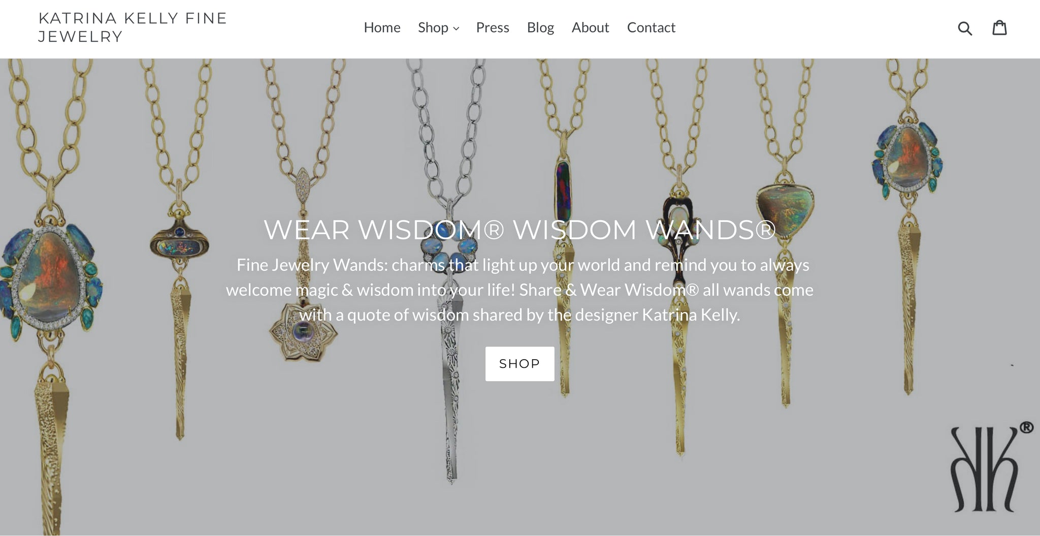 Fine Jewelry Designer Katrina Kelly's One-of-a-Kind Gold Jewelry Wand Charms