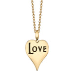 Gold Love Heart Charm