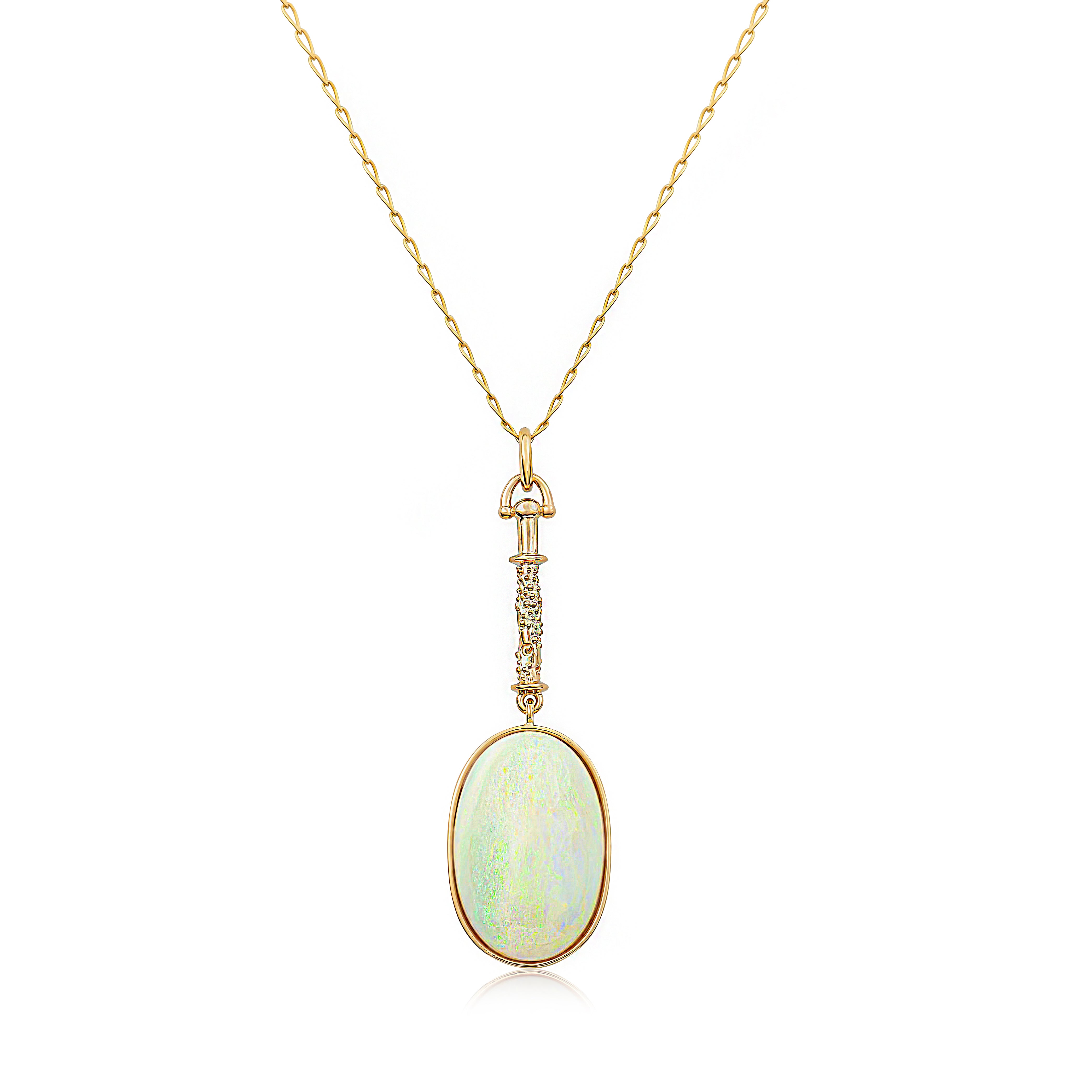 Opal Magic Wisdom Wand Necklace